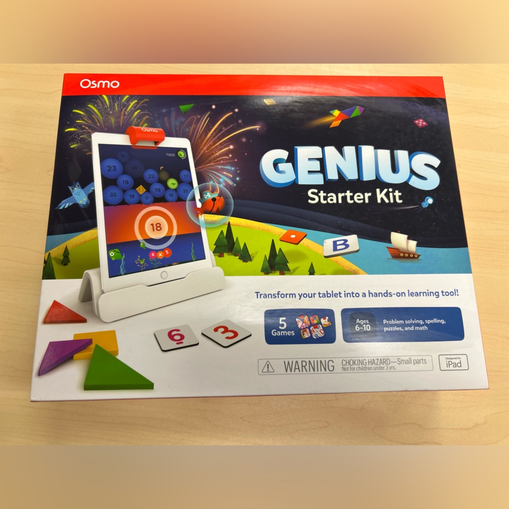 Osmo Genius Starter Kit for iPad New Sealed Educational Learning Game (Ages 6–10